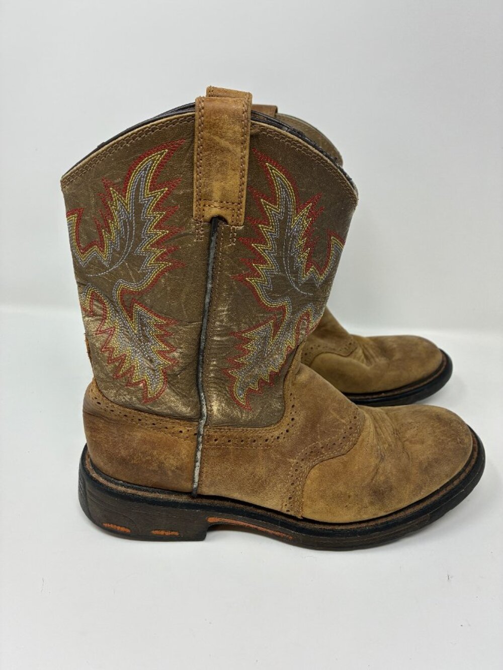ARIAT Workhog Western Work Boots Youth Unisex 4.5 Round Toe 10007836